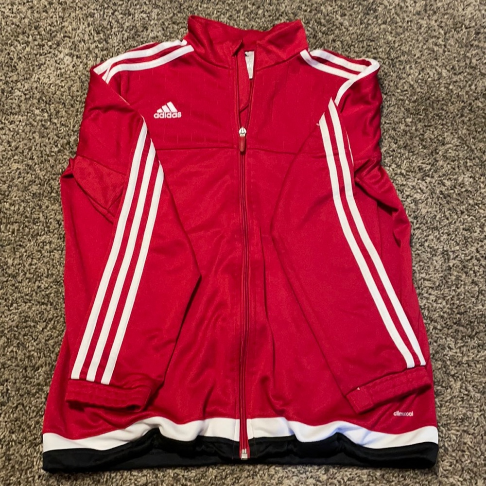 Adidas size large zip up jacket